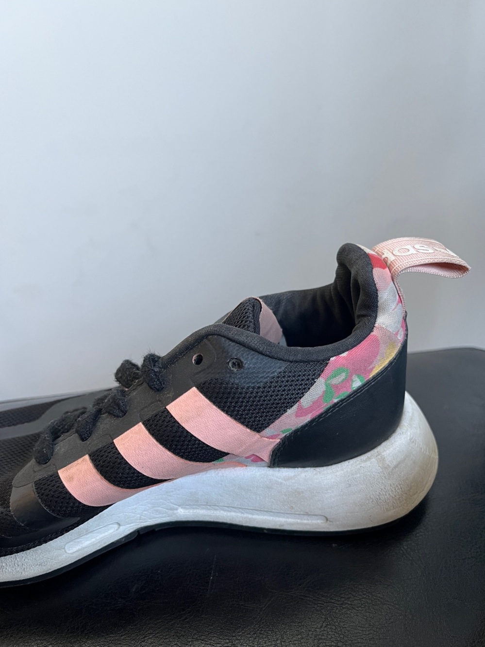 Adidas Black & Pink Running Sneakers - Picture 14 of 16